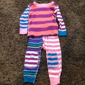 Adorable striped pajamas